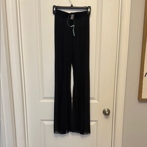 Fashion Nova Black Sheer Swim Coverup Pants